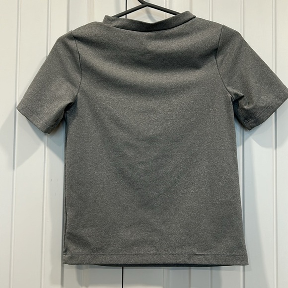 Kids Gray T-Shirt with Palm Print - Picture 3 of 6